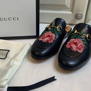 New Gucci Princetown Mules